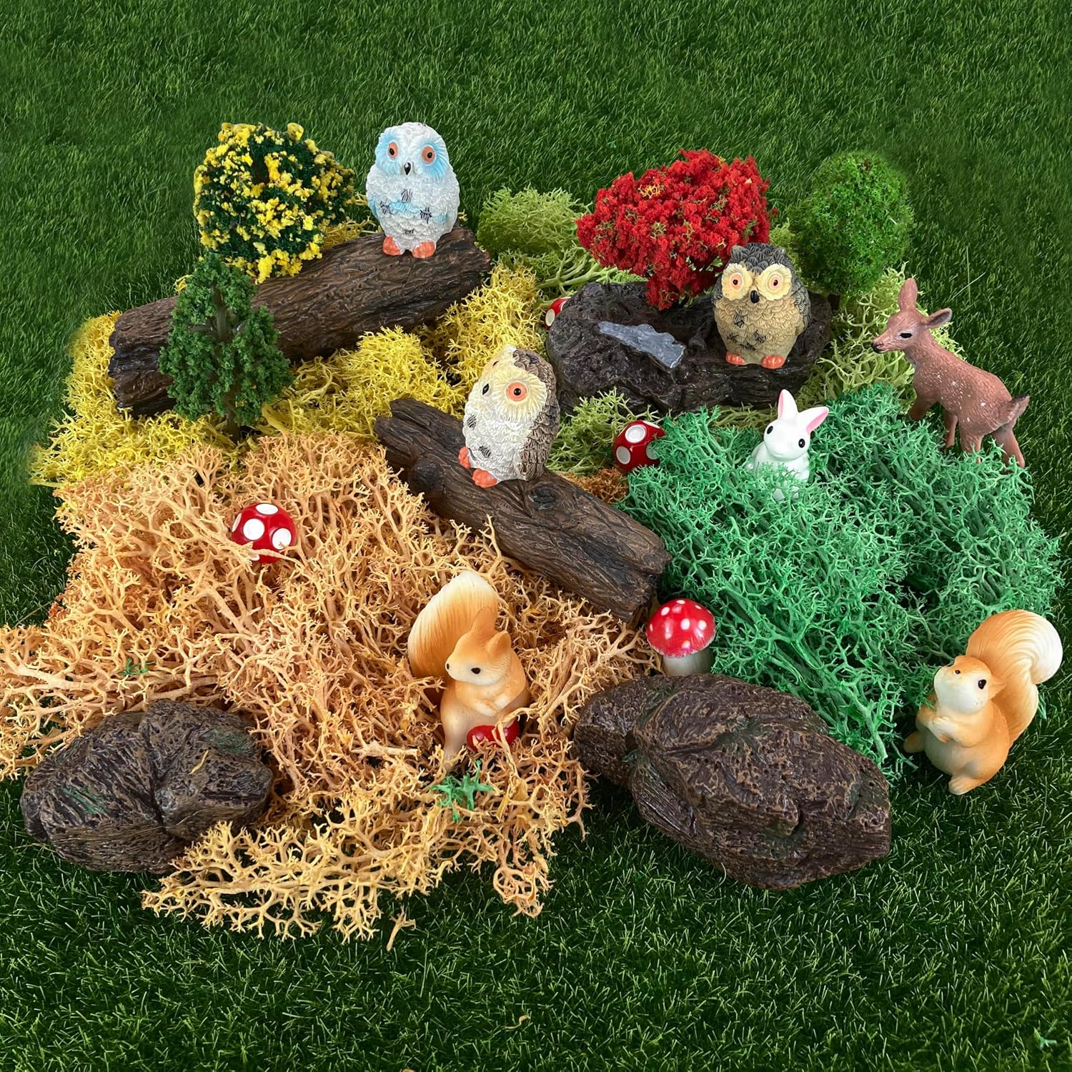 36 Pcs Fairy Garden Accessories for Miniature Landscape Ornaments