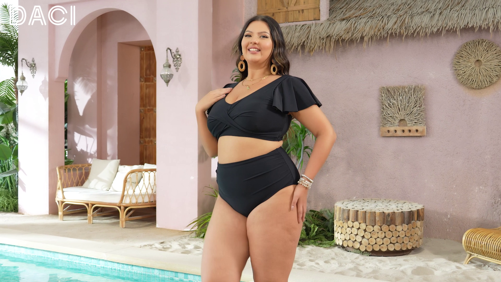 Piece Bathing Suits For Women Plus Size Tummy Control Bikini Set