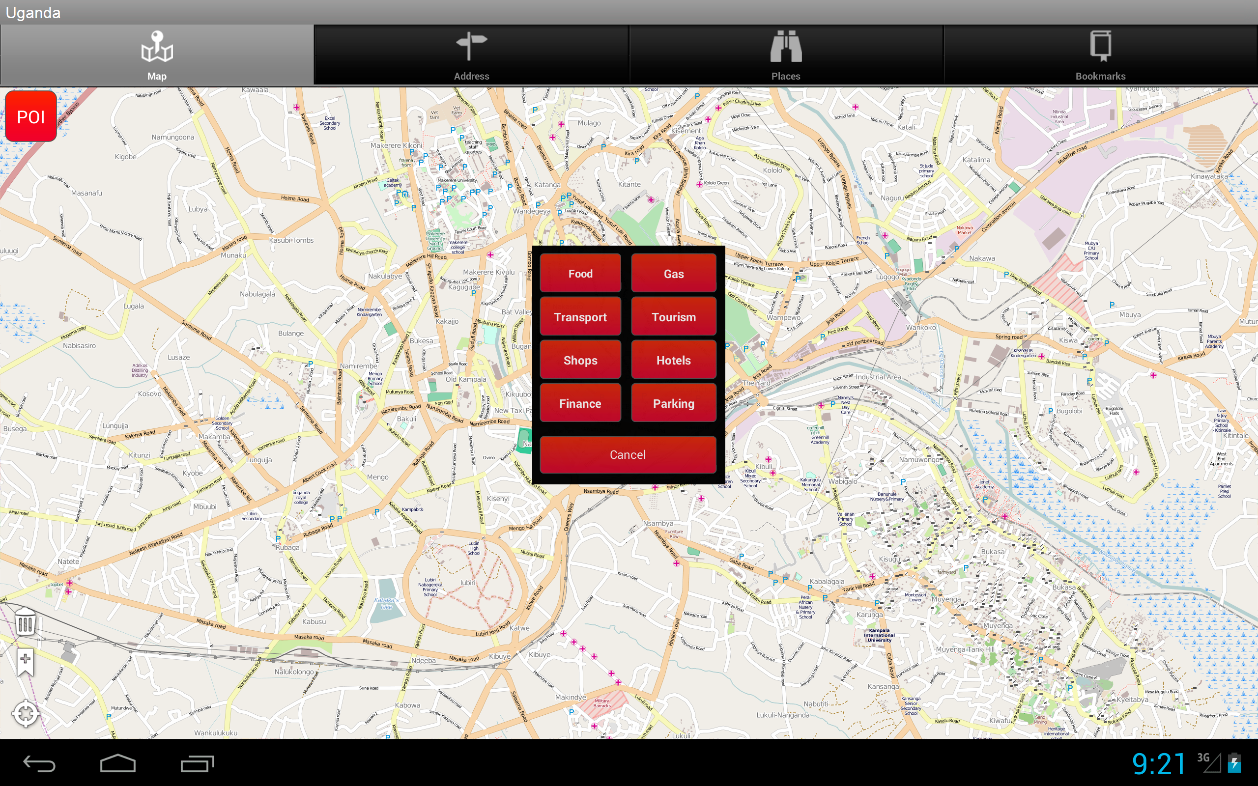 Uganda Onboard Map Mobile GPS for Android