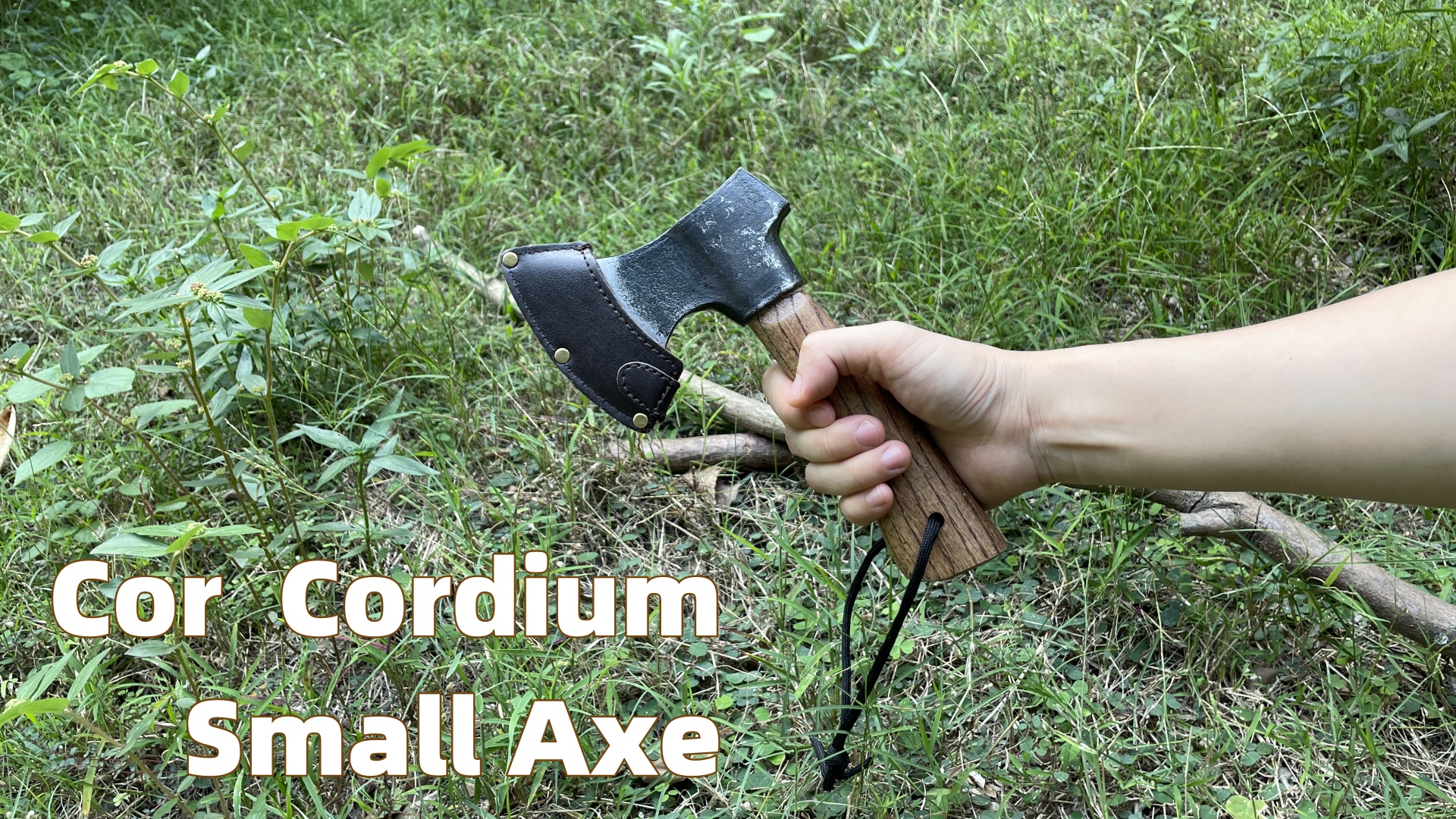 Amazon.com : Small Camping Axe with Leather Sheath, 8.46