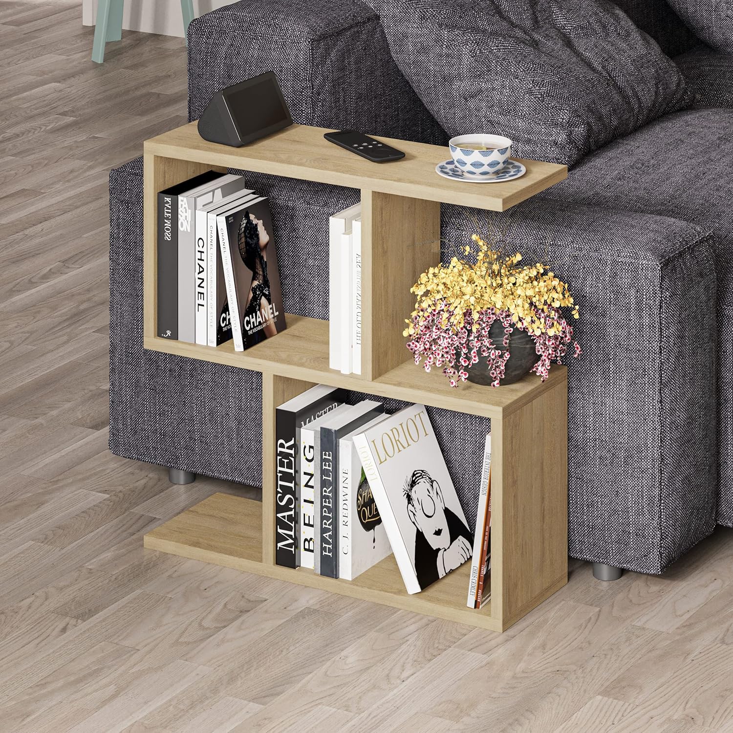 Hocuspicus HOCUS PICUS 2 Tier Storage End Side Table | Versatile C ...