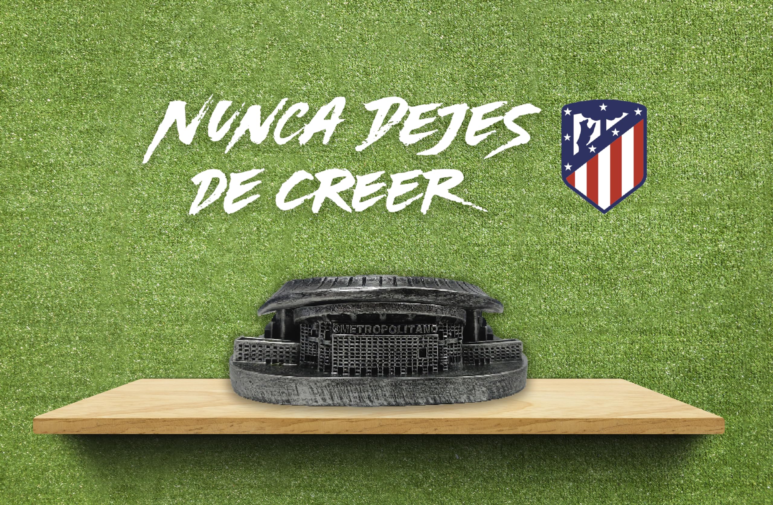 CYP BRANDS Atlético de Madrid Modèle en résine du stade Wanda metropolitain