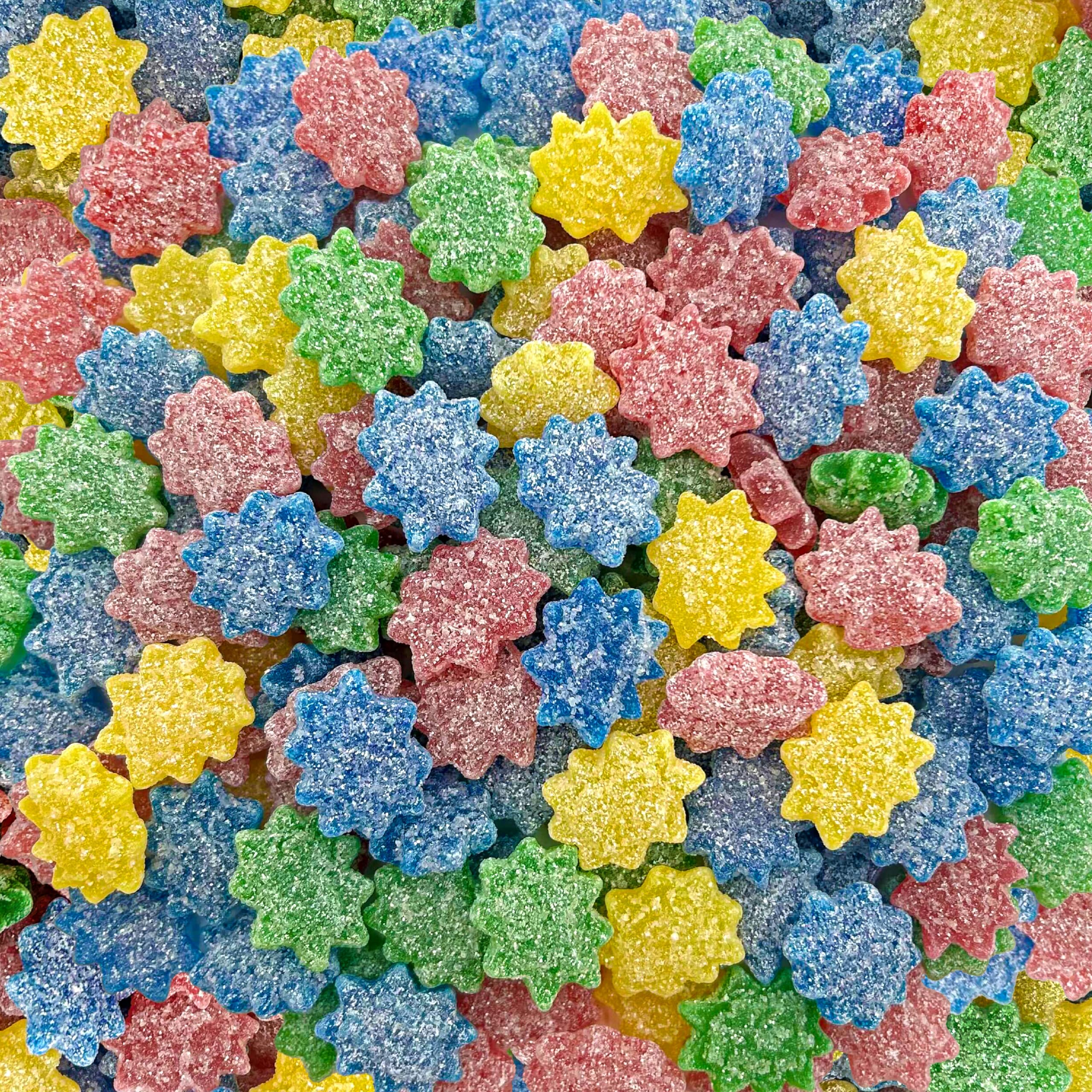 Sour Gummy Candy | 8-Ounce Pack | Blastz Star Gummies | Assorted Fruit Flavors | Party Favors | Blue Raspberry, Tutti-Frutti, Green Apple, Strawberry