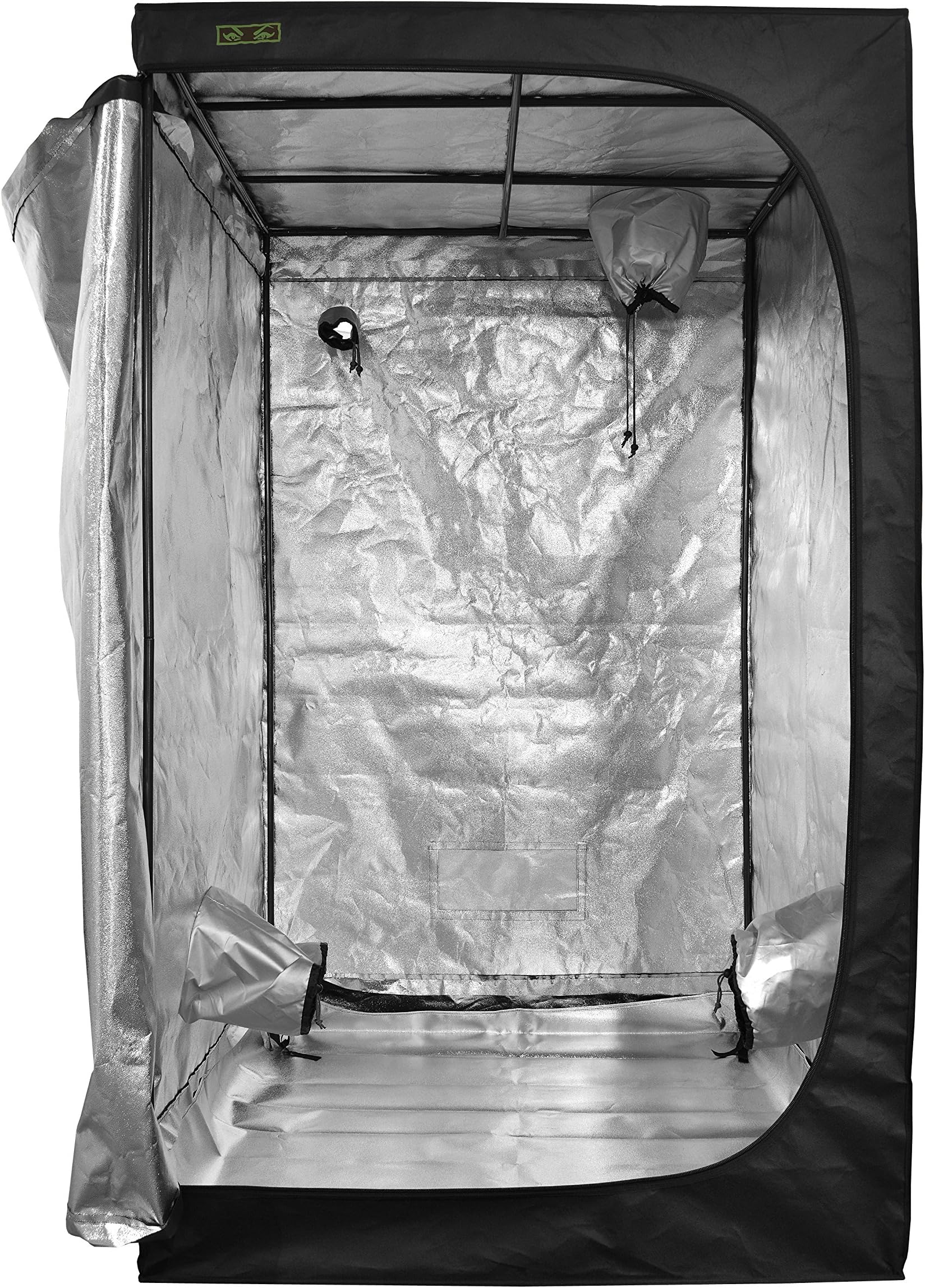 120 x 120 x 200cm"MONSTERBUDS PRO" Silver Mylar Grow Box Tent Hydroponics