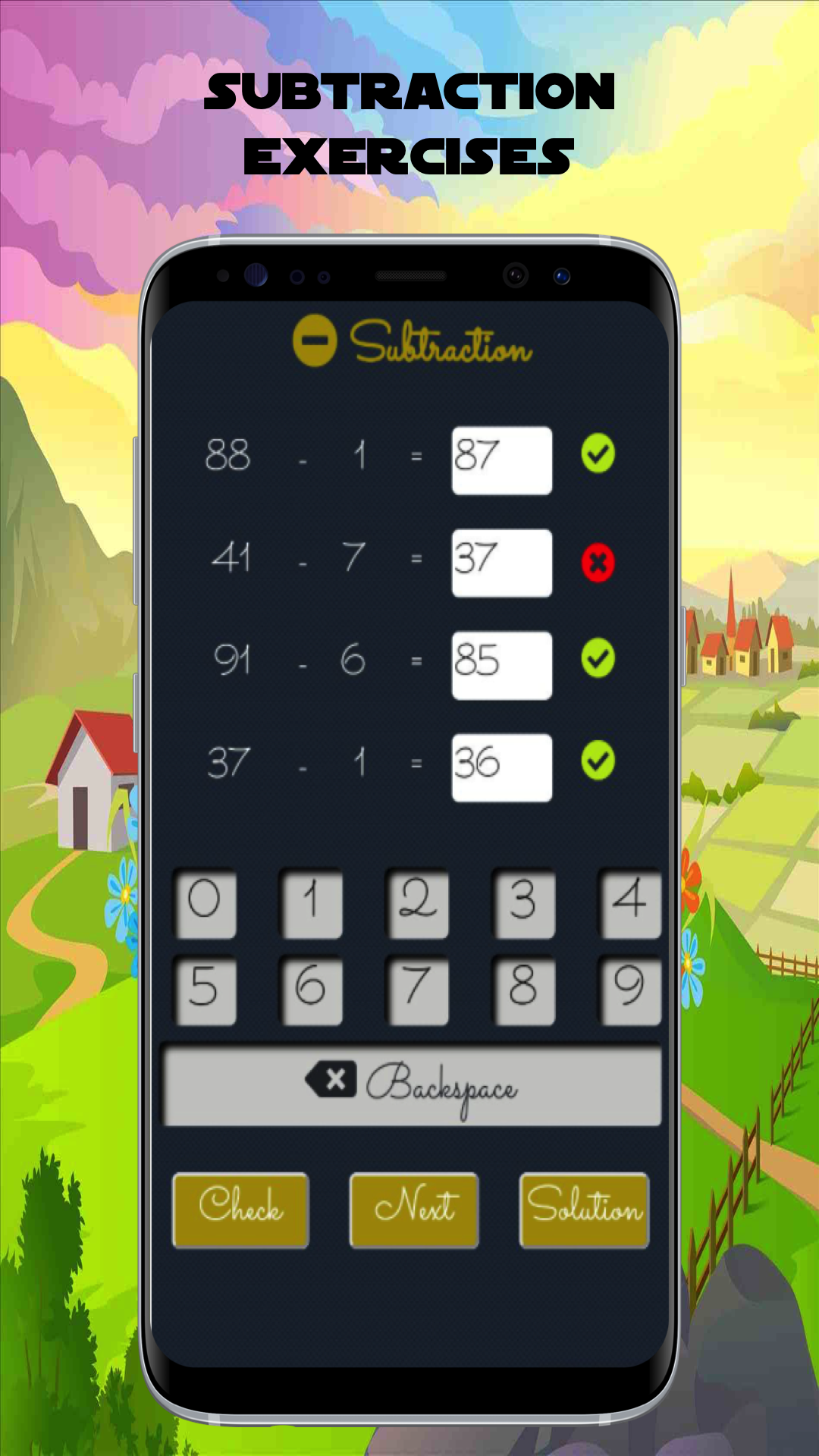 Math 2nd grade - addition & subtraction learning app for 2nd Grade kids ...