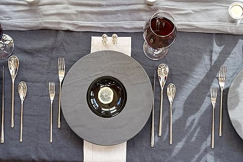 Miniatura 4 de Juego de cubiertos Fortessa, de acero inoxidable 1810 para bistró, juego para 1persona, 5unidades, Libélula, 5-piezas, Plateado