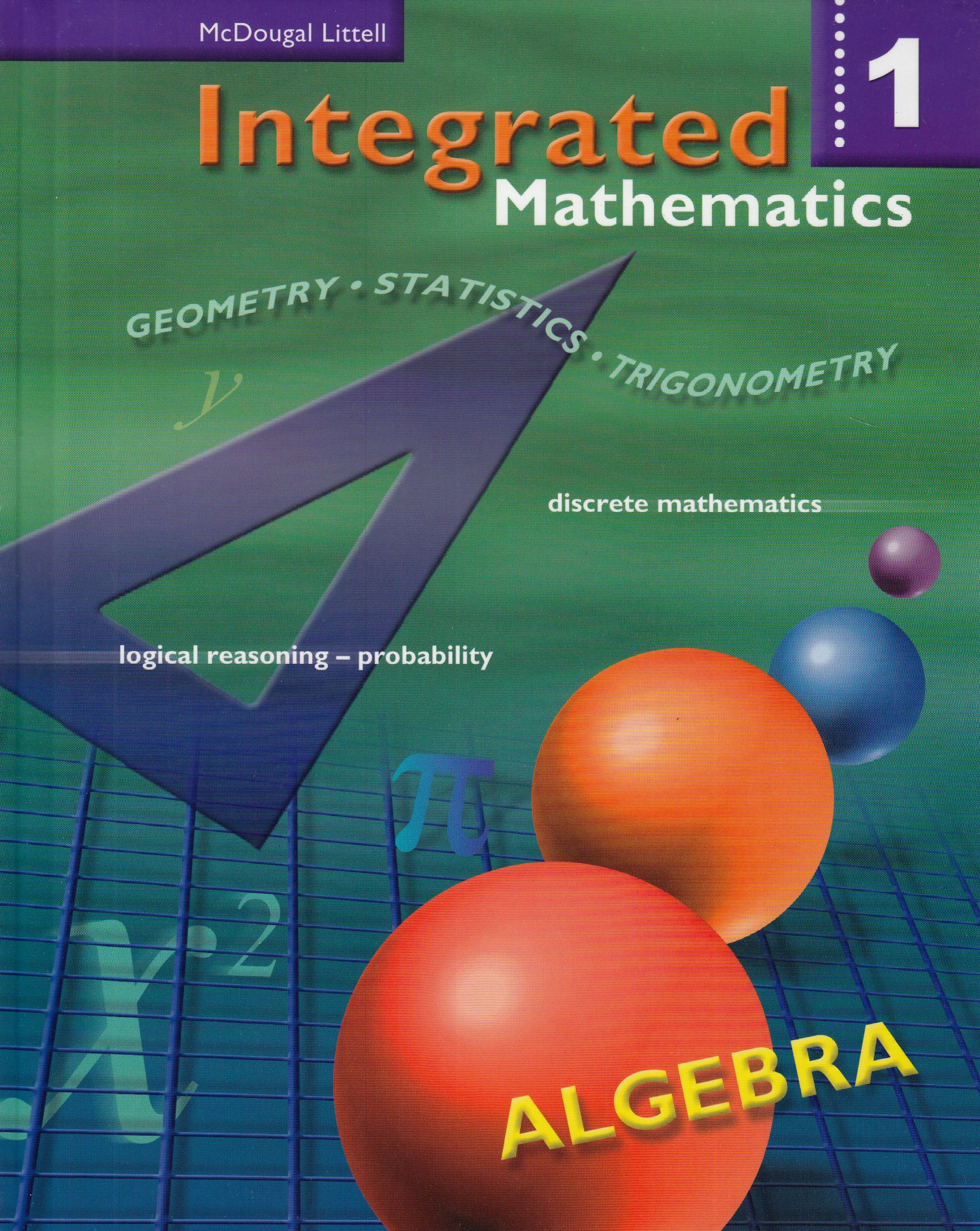 McDougal Littell Integrated Math: Student Edition Book 1 2002