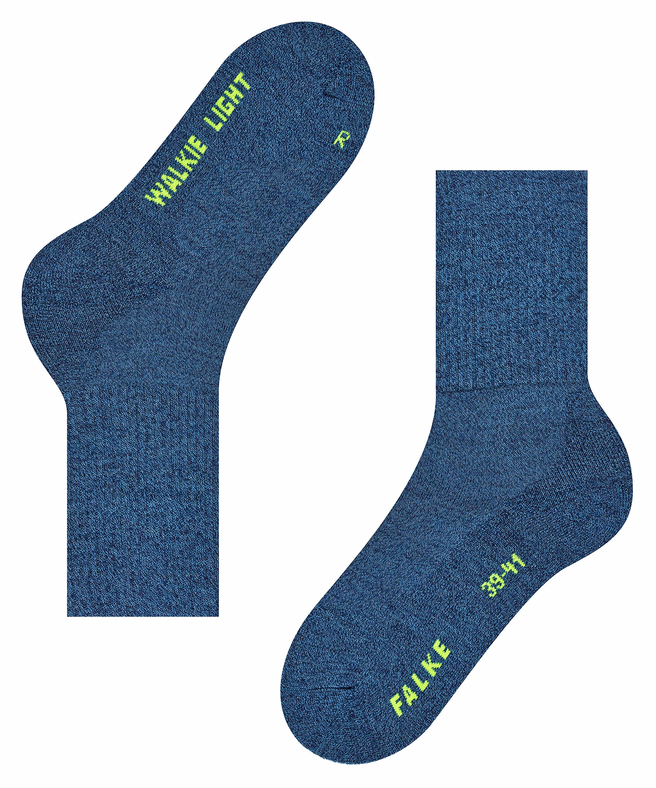 FALKE Walkie Light Socken light denim (6660) 46-48 mit ultraleichter Plüschsohle