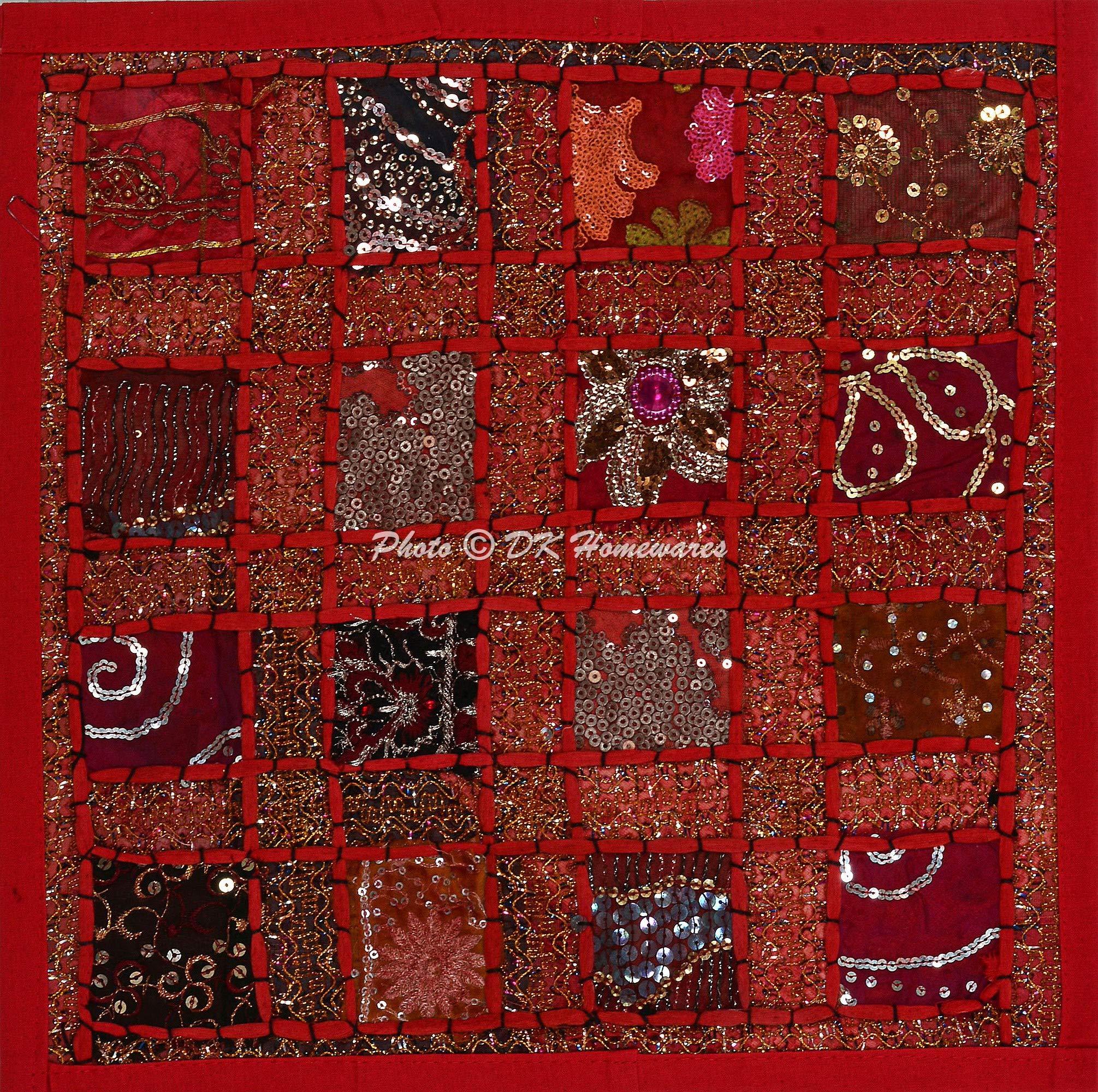 Tradizionale Casa Decorazione Rosso Fodera per Cuscino