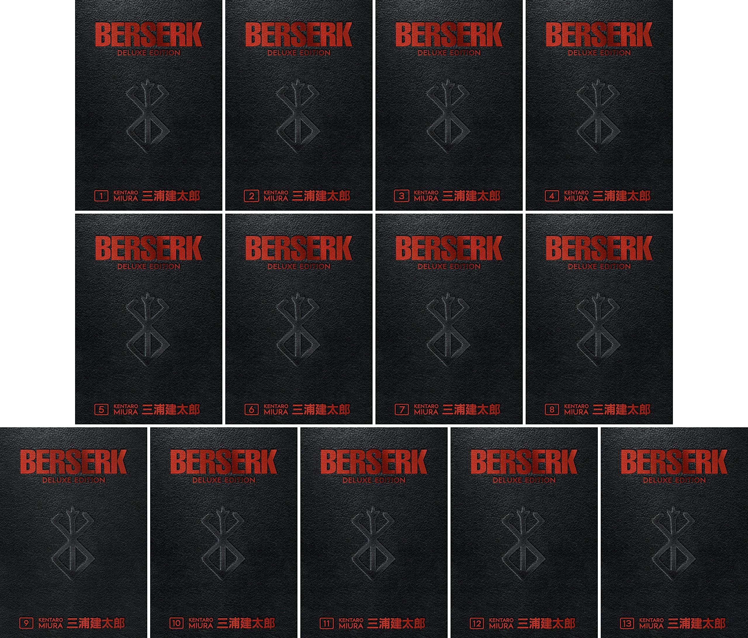 Berserk Deluxe Hardcover Collection, Books 1-13
