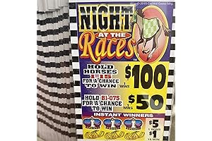 Night at The Races $100 Bingo Pull Tabs