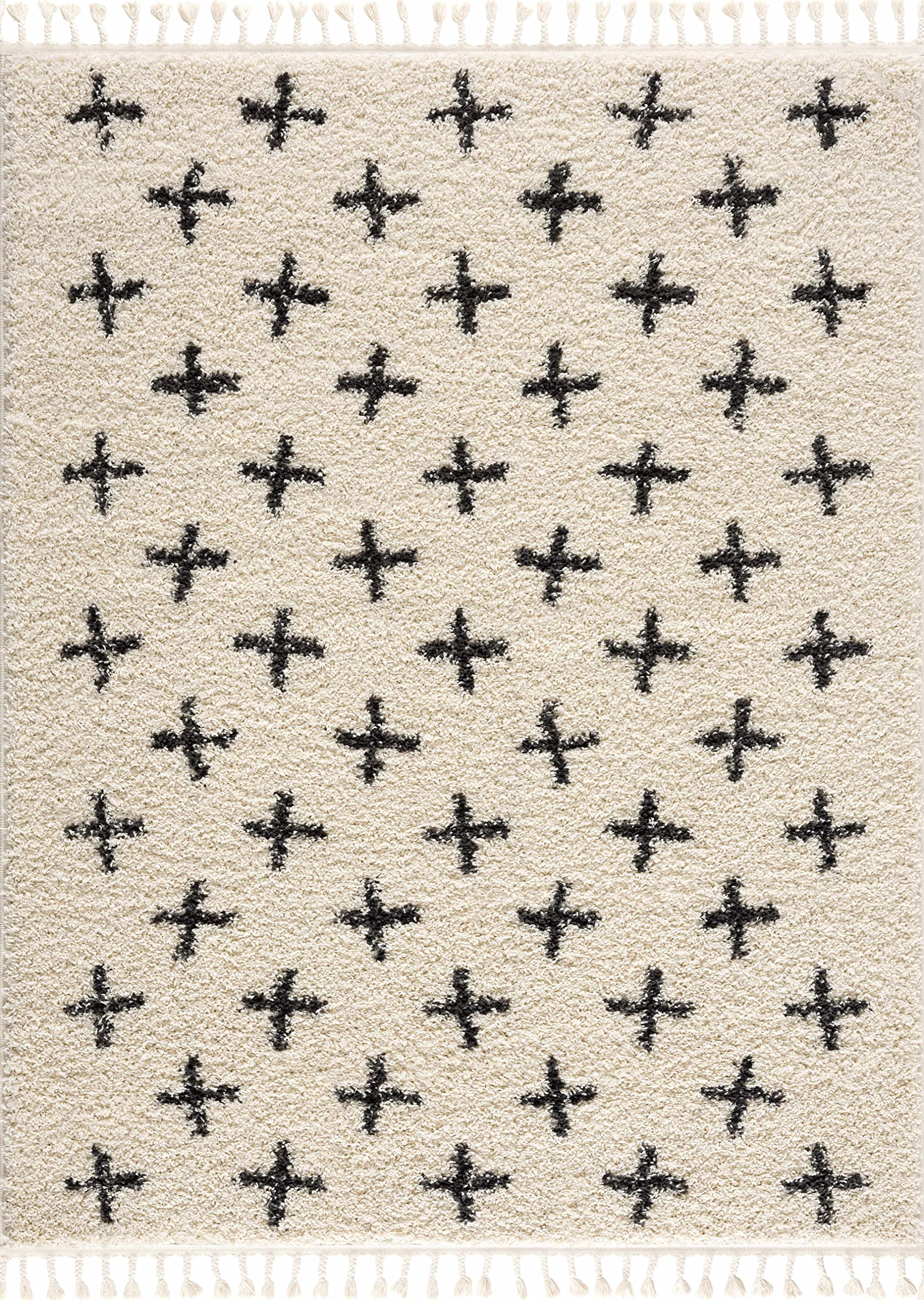 Amazon.com: BoutiqueRugs Alstead Bohemian Moroccan Cross Geometric