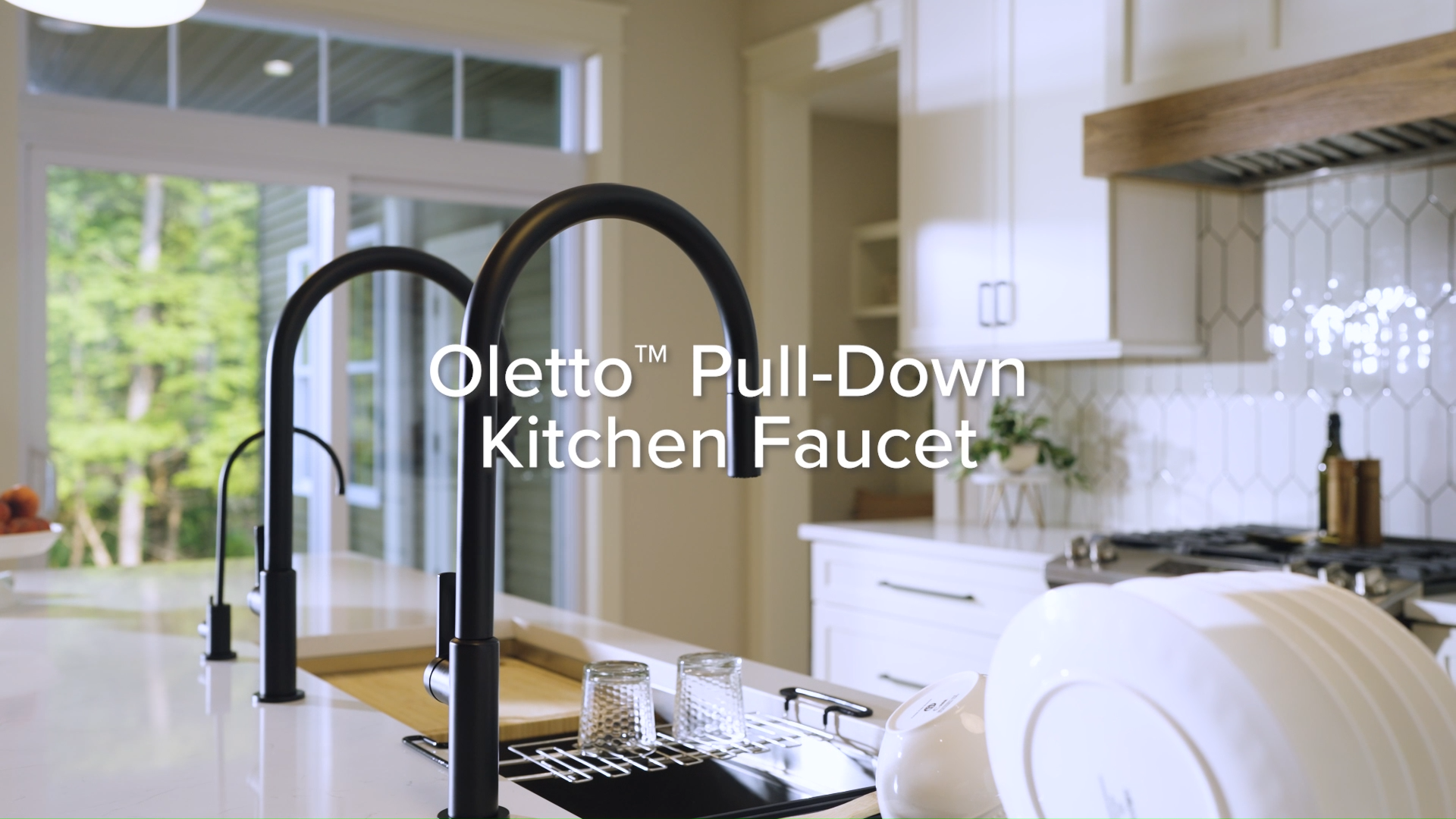 KRAUS Oletto Pull-Down Kitchen Faucet and Purita Water Filter