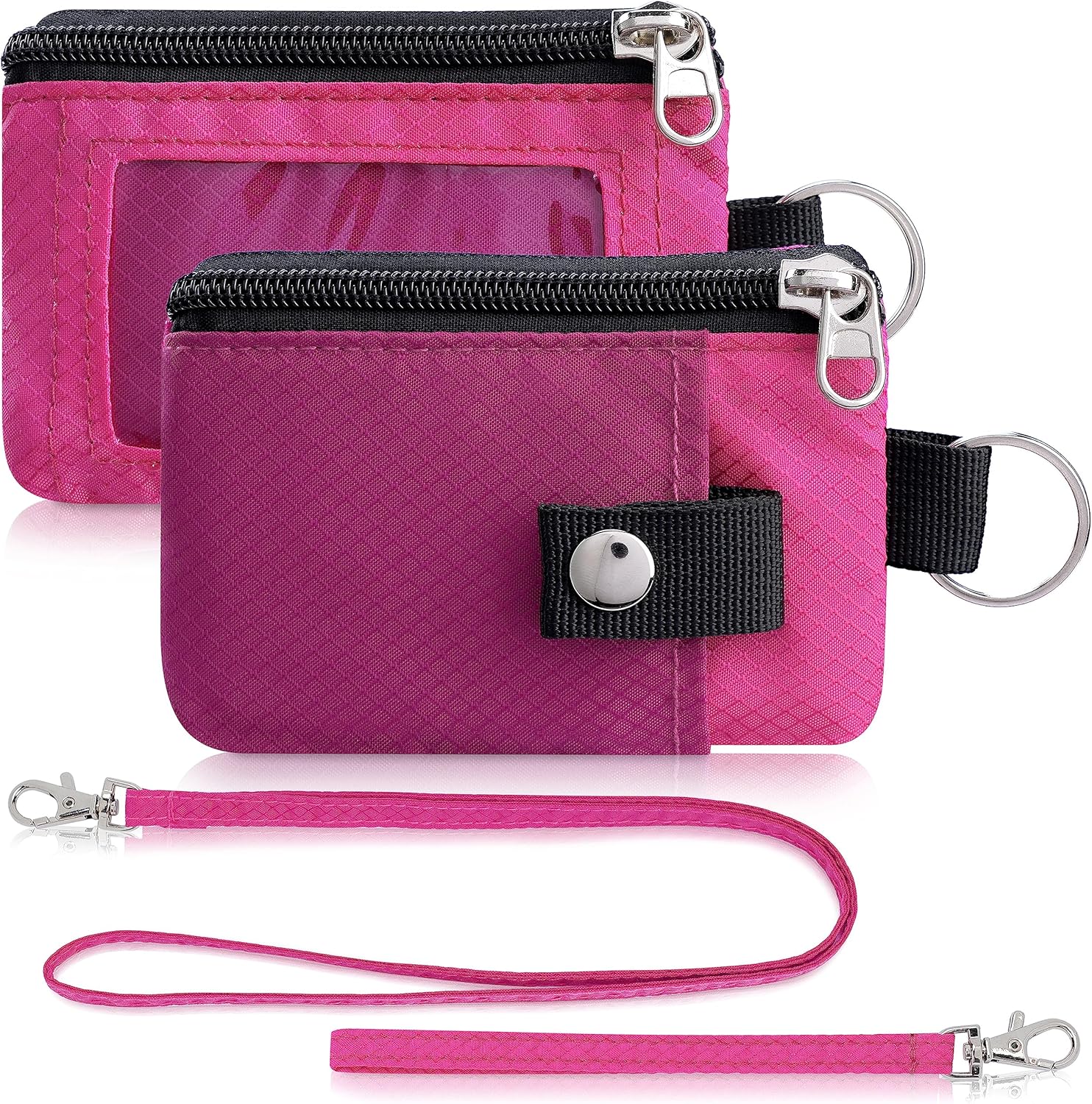 Artpaxy Minimalist Mens Wallet Keychain RFID Blocking