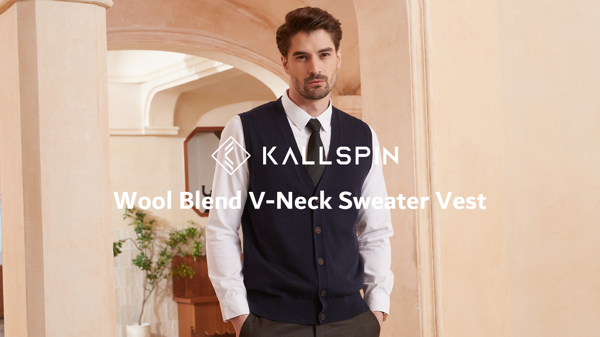 Marc O'Polo Gebreid jack van wolmix met V-hals in lila online kopen | P&C