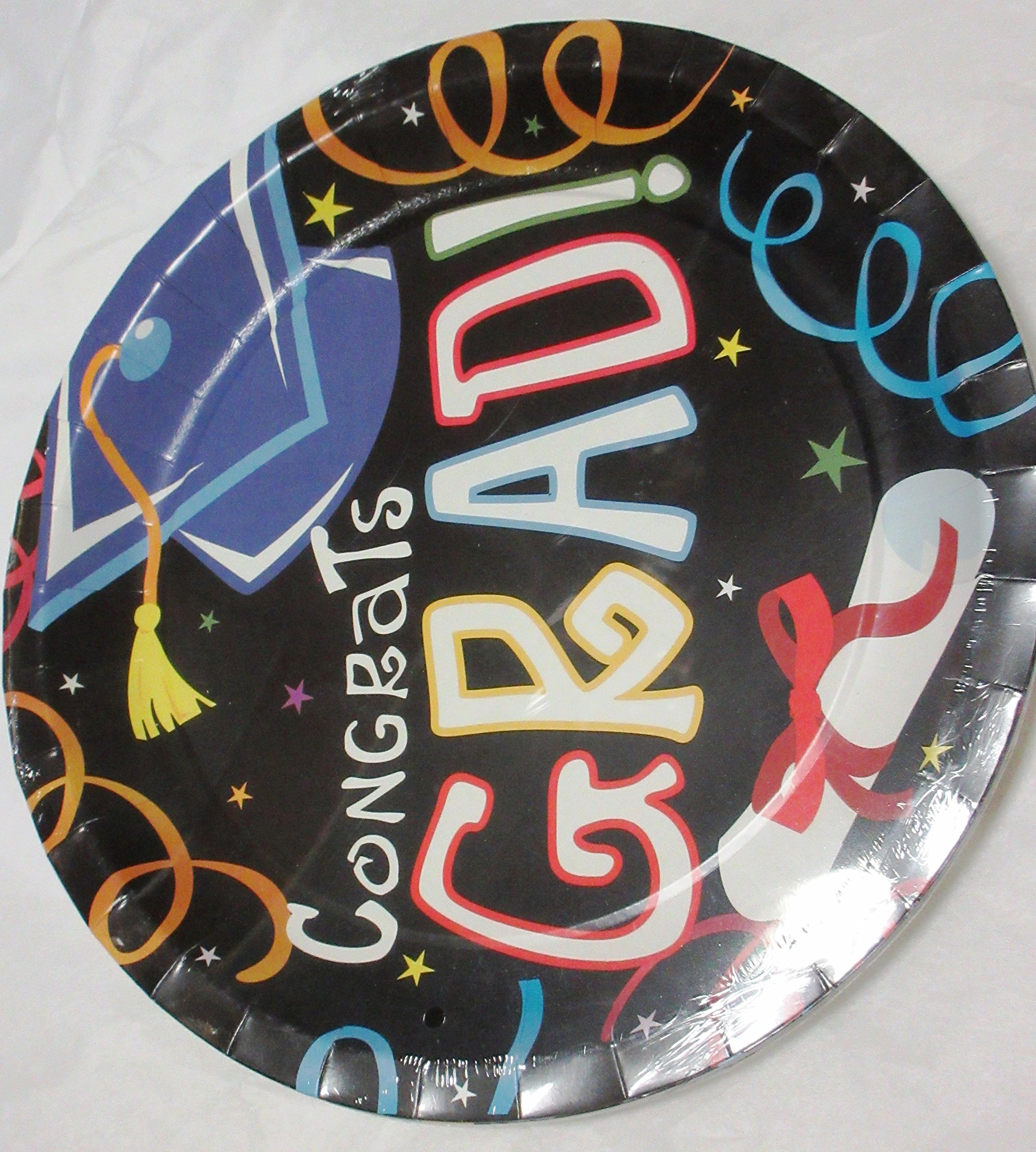 9" Congrats Grad! Paper Plate