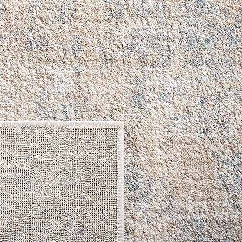 Miniatura 153 de SAFAVIEH Adirondack Collection Tapete de área XL, 12 x 15 pies, color crema y dorado, diseño abstracto moderno, no desprende pelusa y de fácil