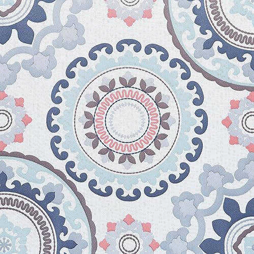 Miniatura 4 de Sun Zero Nepal cortina blackout con ojales, de lino, con medallones