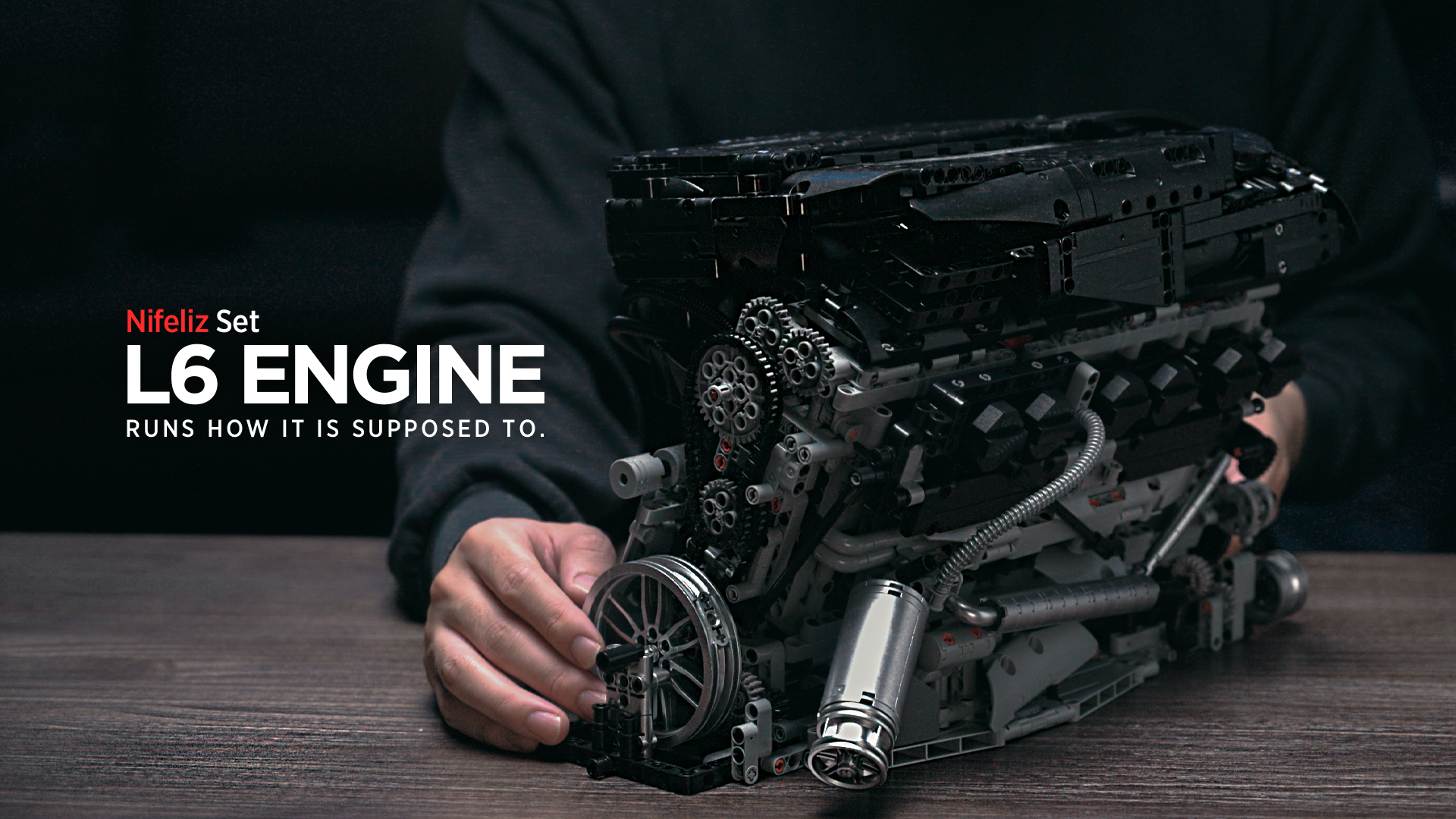 Nifeliz L6 Engine Building Set, Advanced Collector's Engine Model
