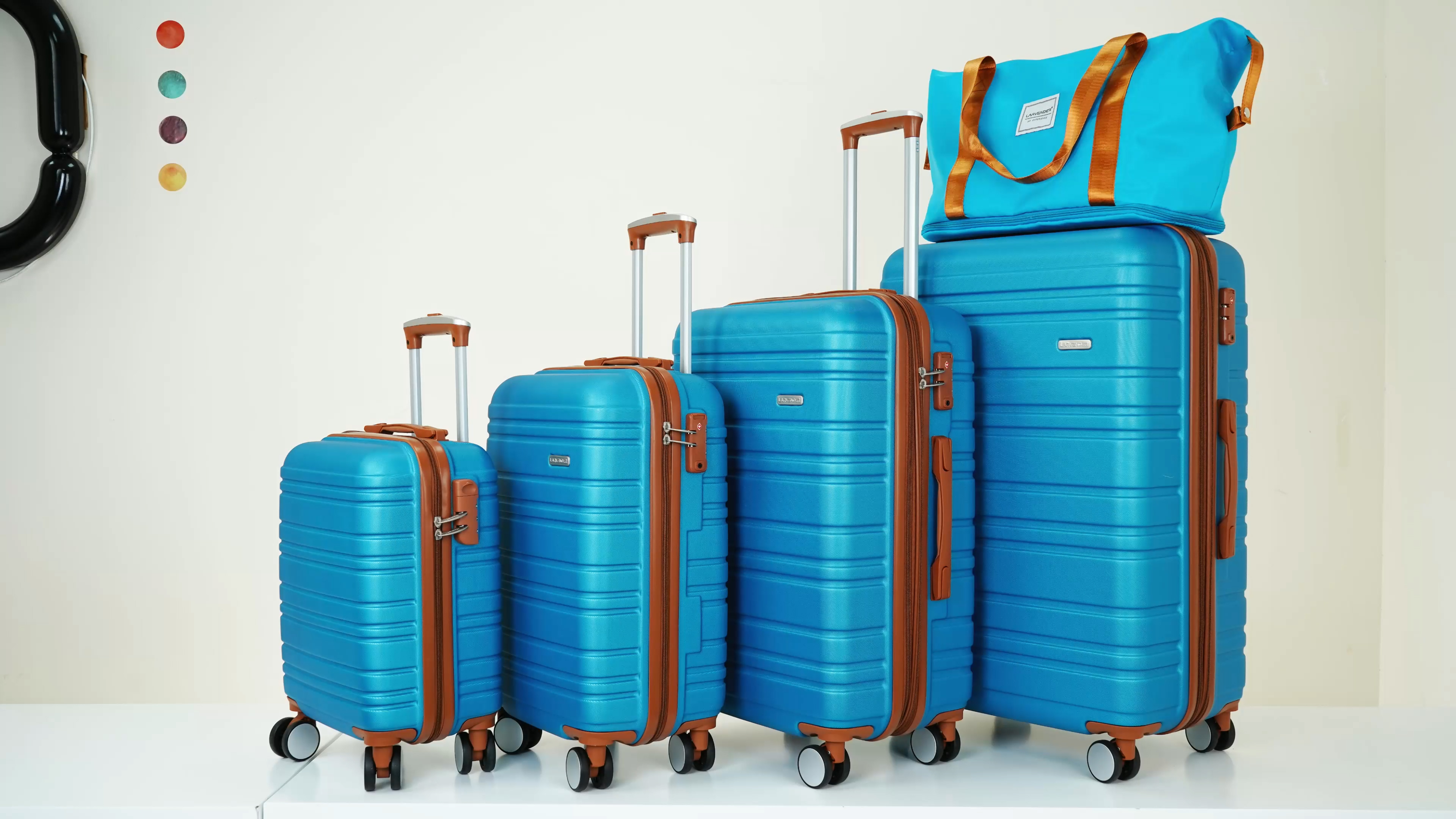 Amazon.com | LARVENDER Luggage Sets 6 Piece, Expandable Hardside