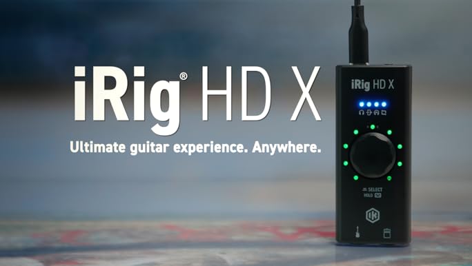 Amazon.com: IK Multimedia iRig HD X Guitar Audio Interface