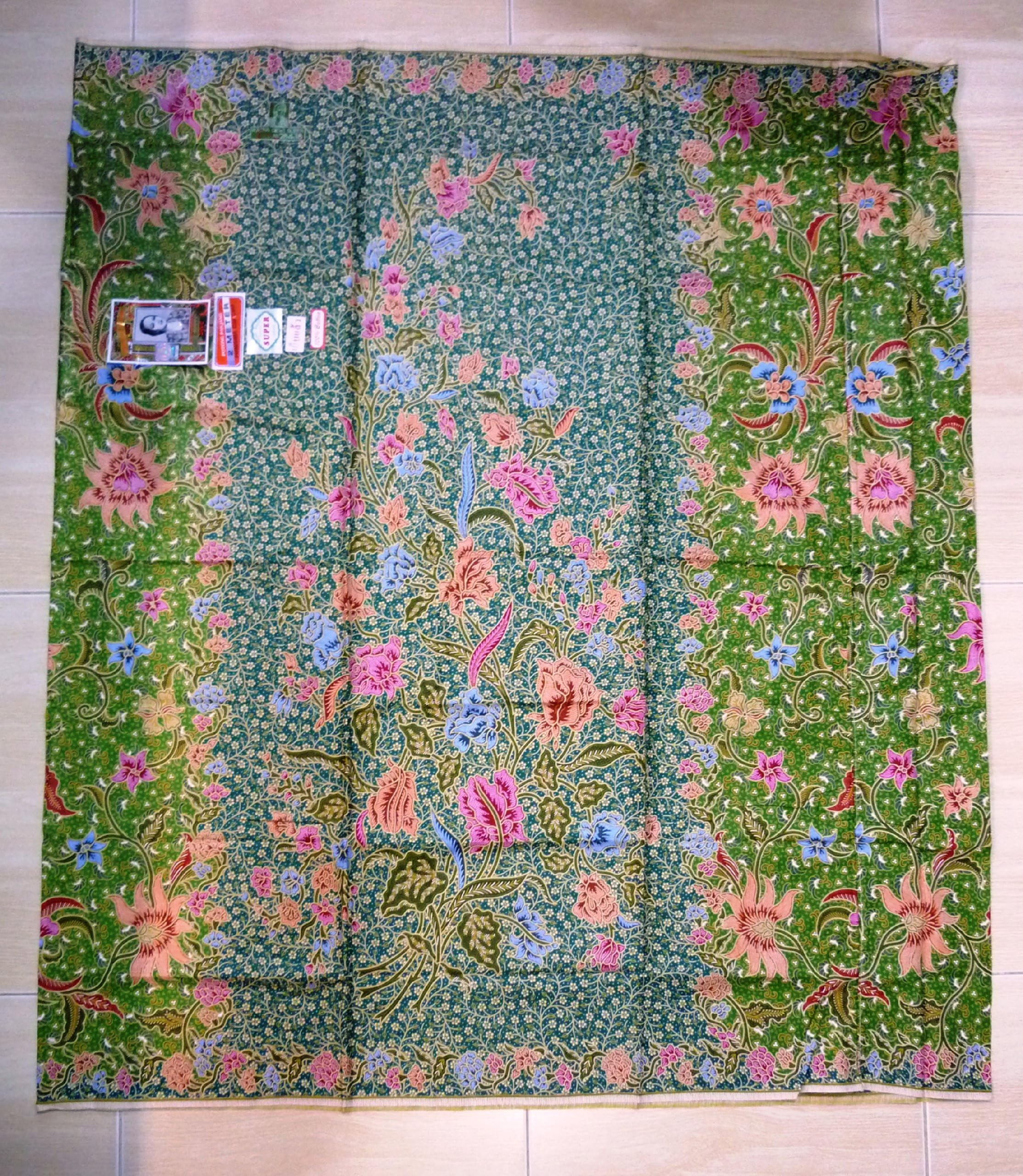 FP-S- GREEN 100% COTTON NICE FLOWERS WOMEN SARONG SPA BATH SHOWER TOWEL WRAP CLOTH CRAFT
