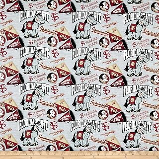 NCAA Florida State Seminoles NCAA Mascot, Quilting Fabric by the Yard