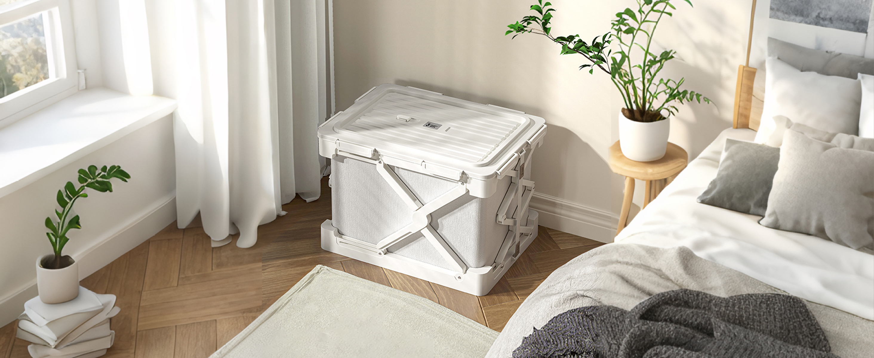 Amazon｜Mayi Box 圧縮ボックス 折りたたみ 圧縮袋 一体型 収納