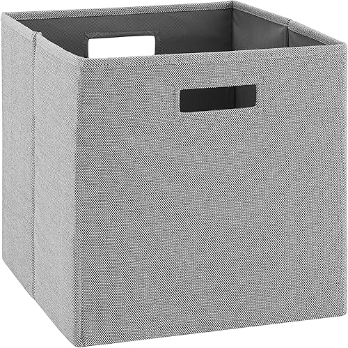 Linon Dawes - Contenedor de almacenamiento (2 unidades), color gris