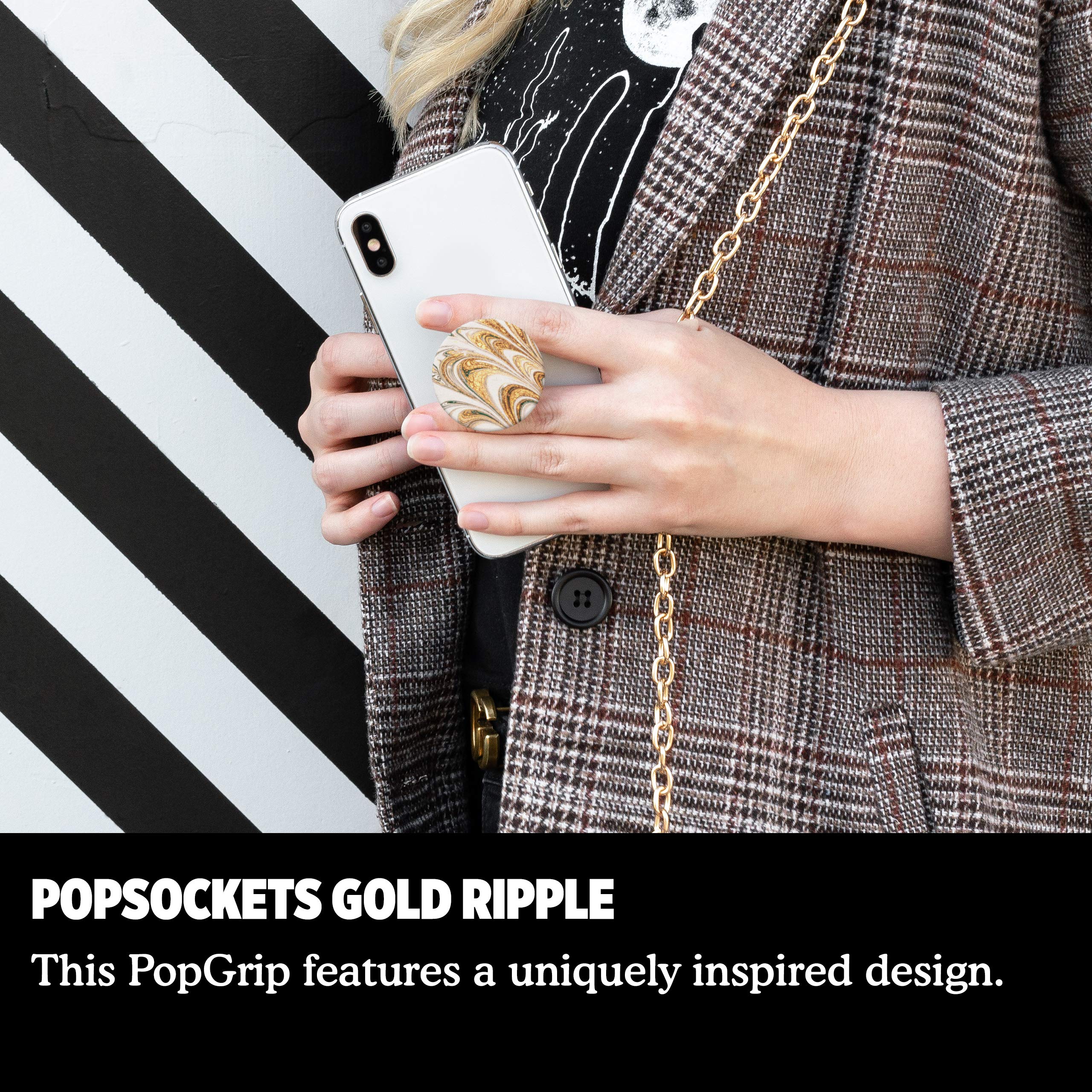 Amazon.co.jp: PopGrip Golden Ripple POPSOCKETS Smartphone Ring Smartphone  Stand Smartphone Grip Smartphone Accessories iPhone Android : Electronics