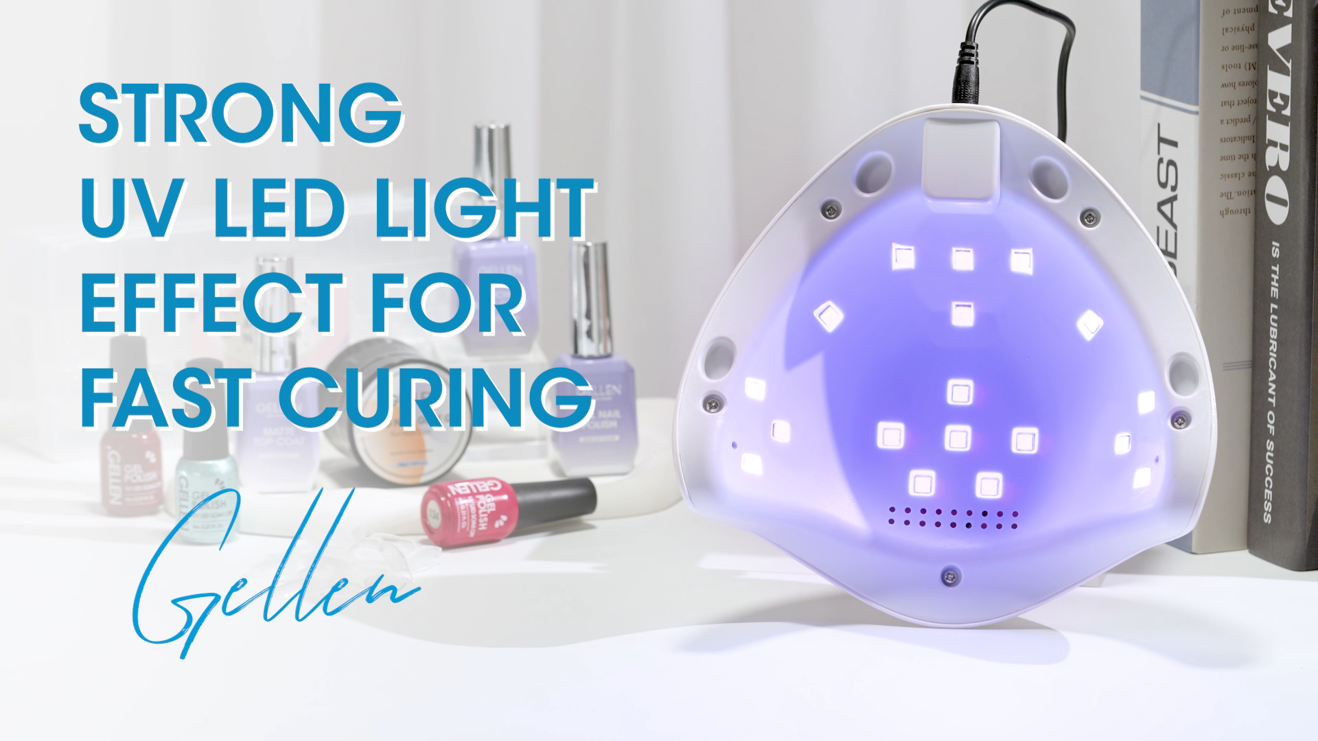 Amazon.com: Gellen 54W U V Nail Lamp with Auto Sensor LCD Display