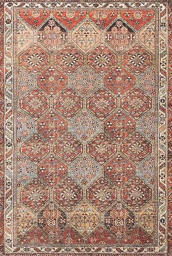 Miniatura 24 de Loloi Loren Collection LQ-01 - Alfombra de pasillo color azul/ladrillo de 2 pies 6 pulgadas x 7 pies 6 pulgadas Azul/ ladrillo,Agua,Azul /