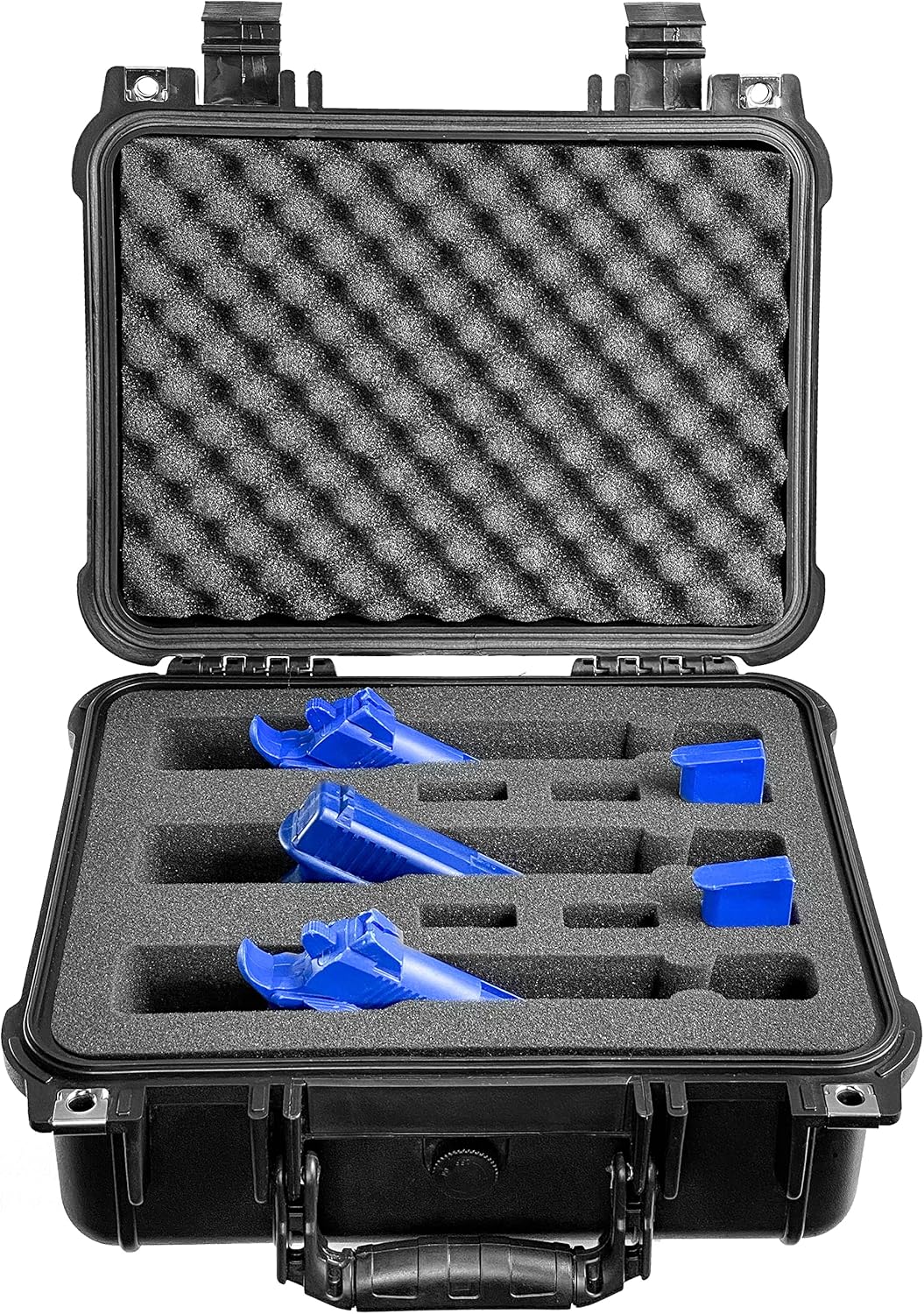 Eylar Hard Gun Case Water & Shock Proof with Foam TSA Approved 13.37 Inch 11.62 Inch 6 Inch Black