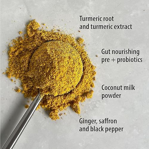 Miniatura 4 de Organic Traditions Latte tumérico probiótico azafrán orgánico 529oz