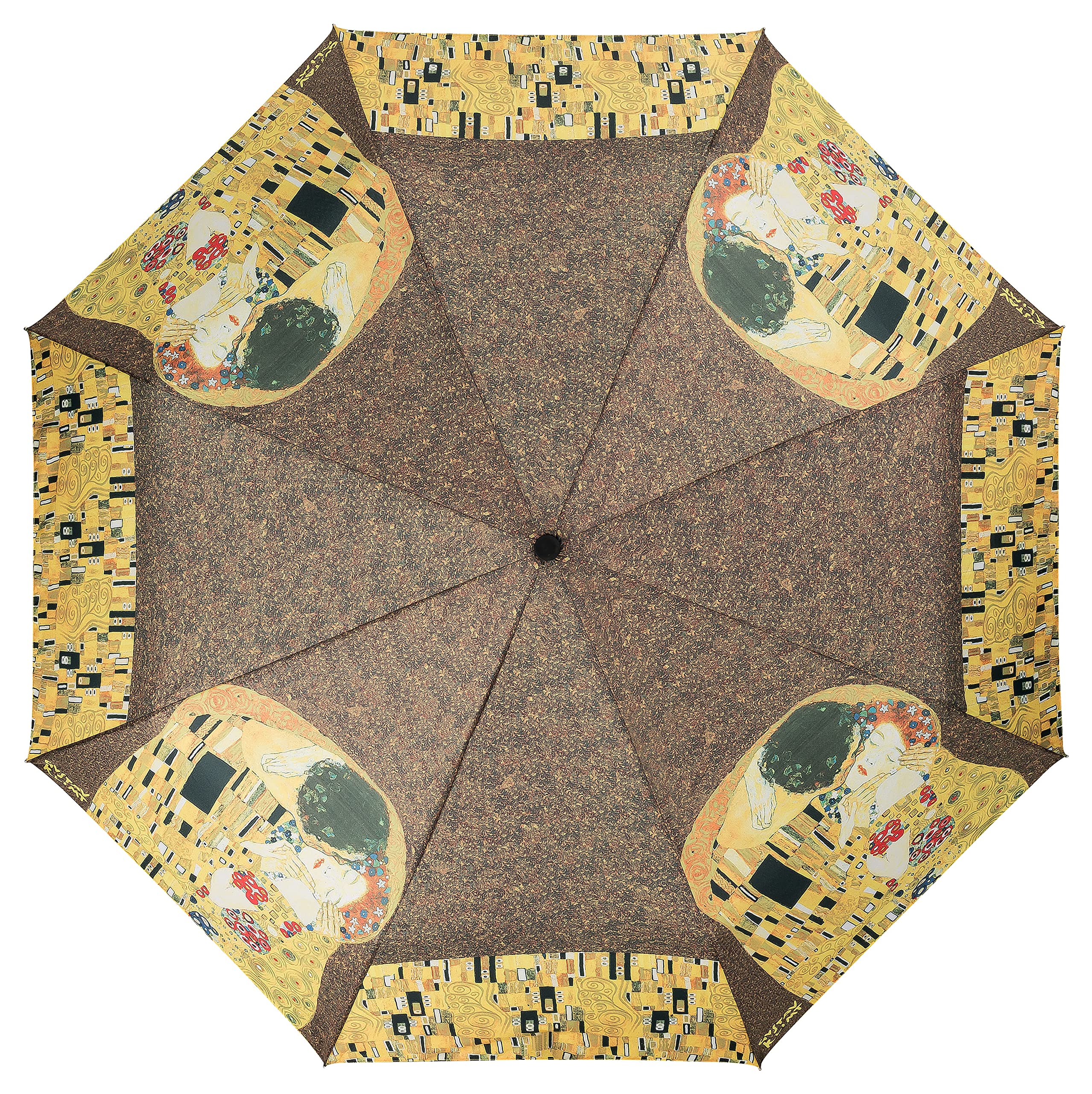 VON LILIENFELD parasol kieszonkowy Gustav Klimt Pocałunek wiatroodporny automatyczne otwieranie-zamykanie stabilny lekki kompaktowy