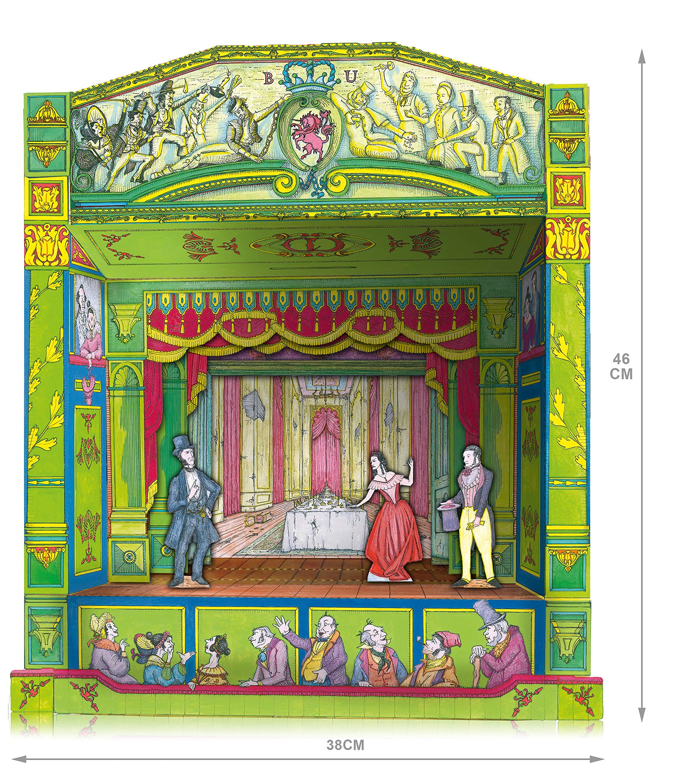Charles Dickens - Teatro giocattolo Great Expectations, 46 x 38 x 28 cm