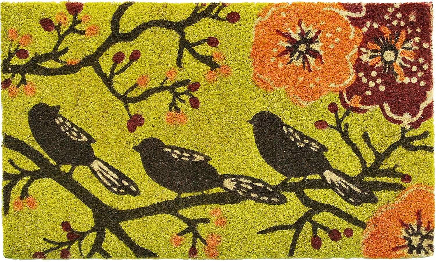 Home & More Calloway Mills 120192436 Birds in a Tree Doormat 24" x 36"