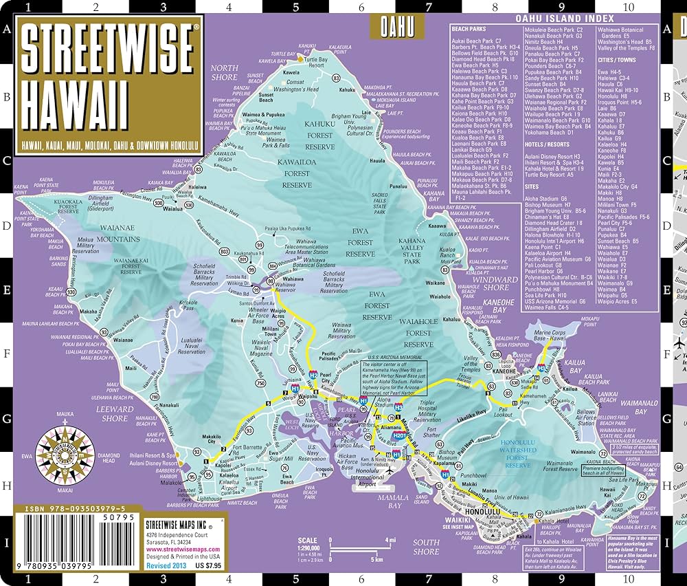 streetwise-hawaii-map-laminated-state-road-map-of-hawaii-streetwise-maps-9780935039795-amazon-com-books for Free Printable Map Of Kauai Streetwise Hawaii Map - Laminated State Road Map of Hawaii: Streetwise Maps: 9780935039795: Amazon.com: Books for Free Printable Map Of Kauai