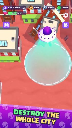 Alien Appetite: Idle games - UFO on a flying saucer - App on