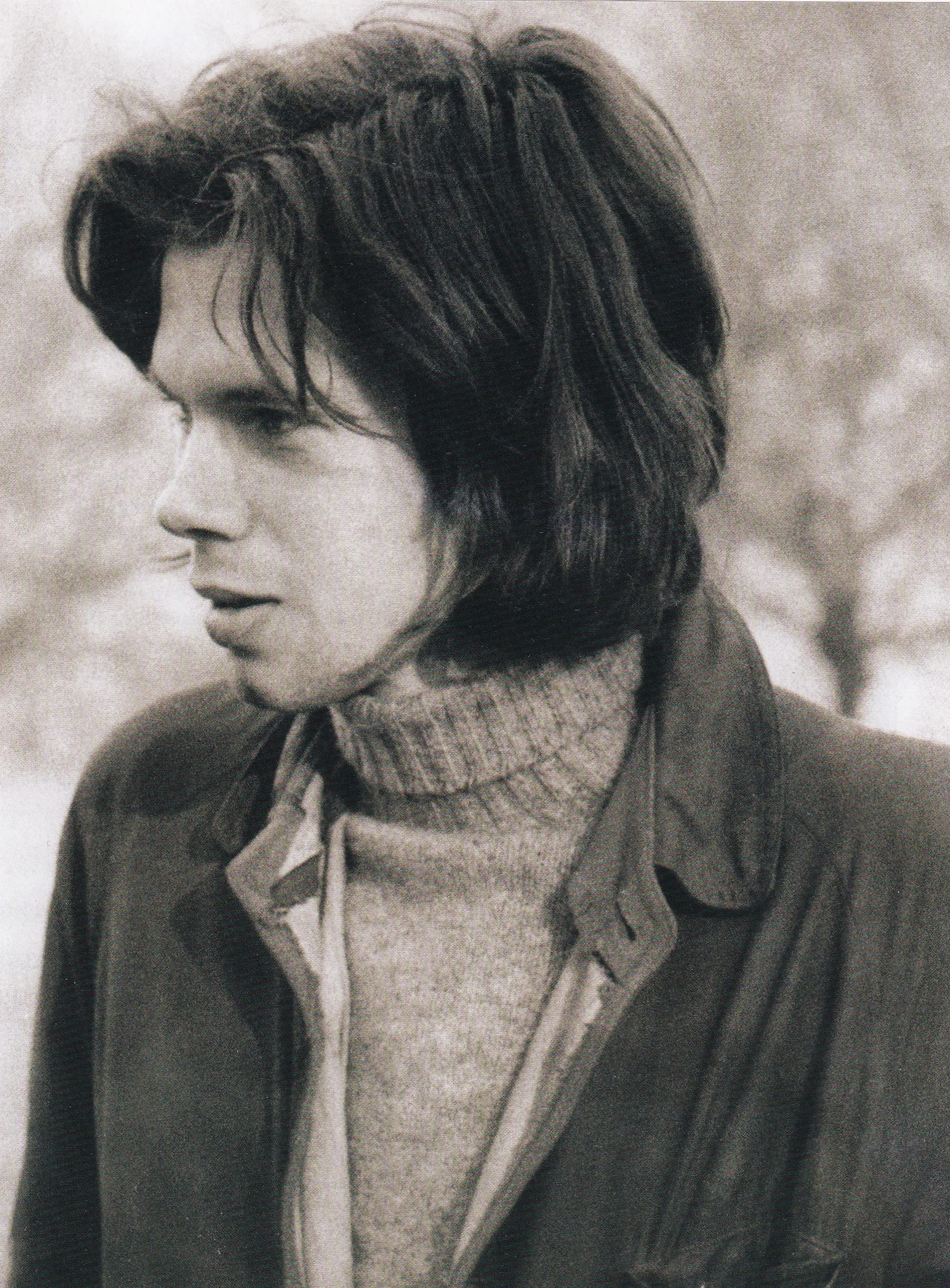 K1 Black Nick Drake, 1972 - Miniature Poster & Card Frame