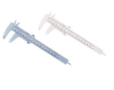 Indiana 2 Pcs vernier calipers thickness measuring Tool 0-6 in/0-150 mm