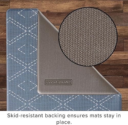 Miniatura 4 de Lucky Brand Alfombrilla de bienestar estampada  Tapete de cocina acolchado cómodo  Fácil de limpiar  Antifatiga y antideslizante  0.472 in San Luis