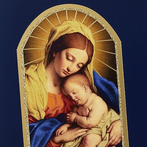 Miniatura 4 de Hallmark Surtido de tarjetas de Navidad religiosas hechas a mano en caja (juego de 20 tarjetas de felicitación y sobres de alta calidad), 1XPX5657