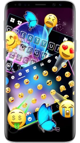 Neon Charming Girl Keyboard