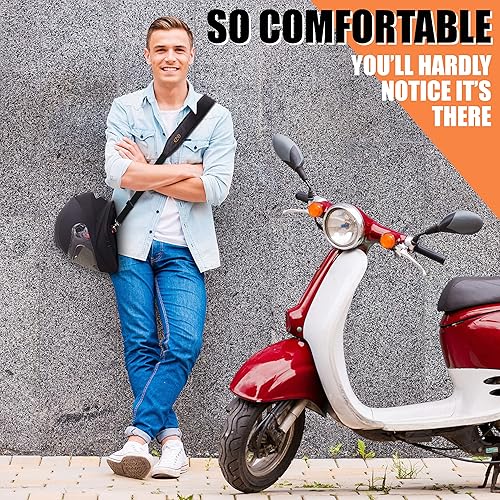 Miniatura 5 de EZ-GO - Correa para casco de motocicleta con hebilla de anillo DD, manos libres, accesorio de motocicleta. Alternativa ligera y cómoda a la bolsa