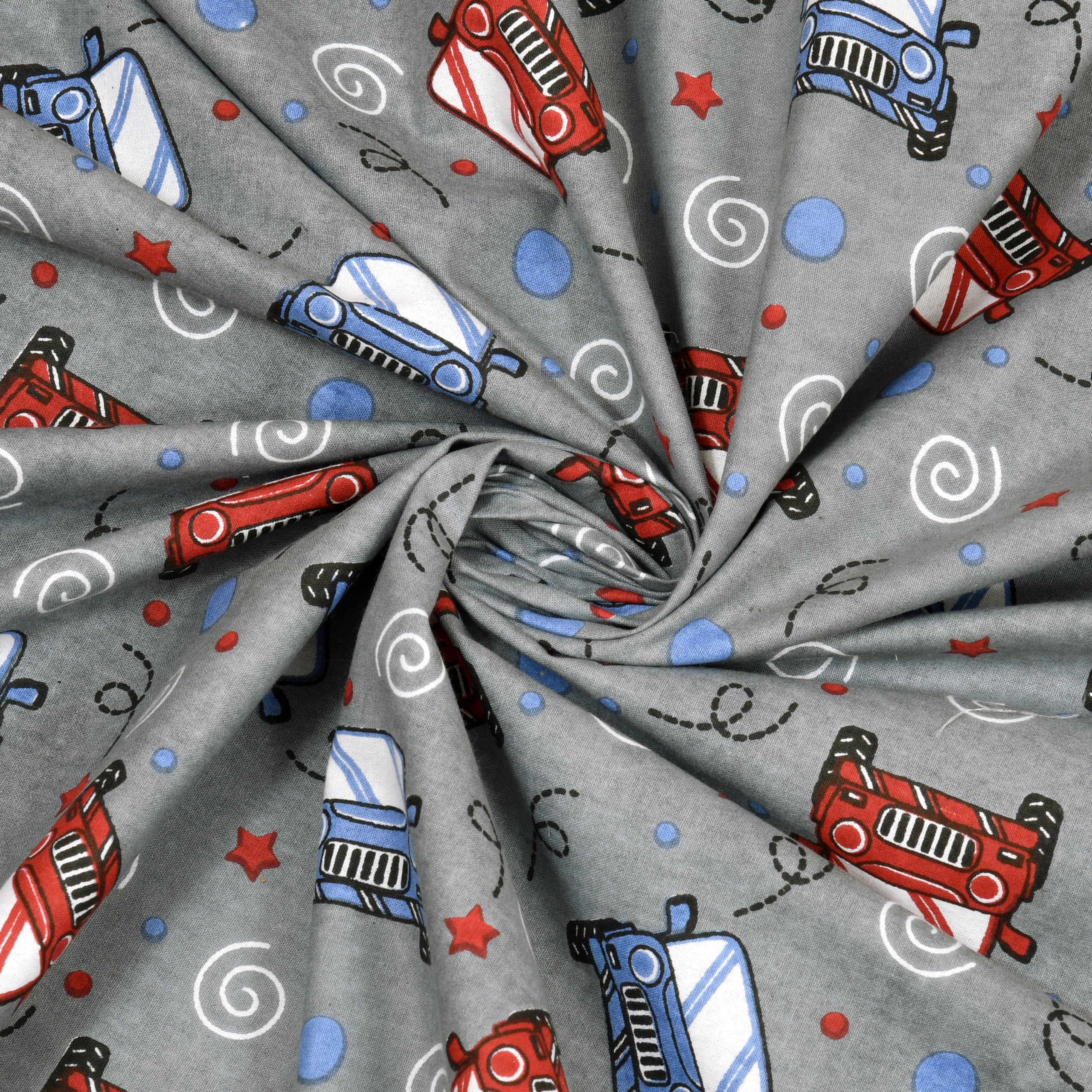 Mafatlal Coo Coo Kids Bed Sheet Double Bed Queen Size with 2 Pillow Covers, Pure Cotton, 144 TC (90x100 inches) β Comfortable Cotton Fabric, Vibrant Cartoon Theme, Mockingbird, for Boys & Girls 2