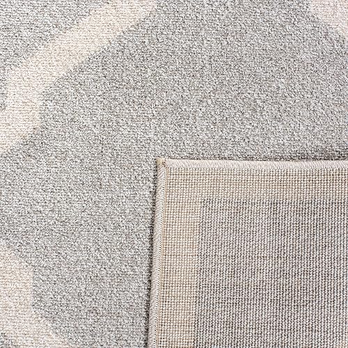 Vista 50 de Safavieh Amherst Collection amt421b Gris Claro y Beige Interior/exterior Area Rug, Polipropileno