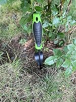 Vista 3 de Herramienta de deshierbe, desbrozadora de alta resistencia, diseño de apalancamiento, extracción de malezas y excavación profunda, mango ergonómico