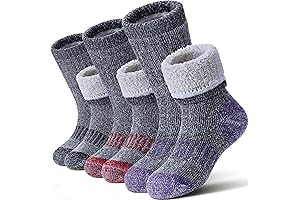Kids Merino Wool Hiking Socks Boys Girls Winter Thermal Warm Thick Cozy...