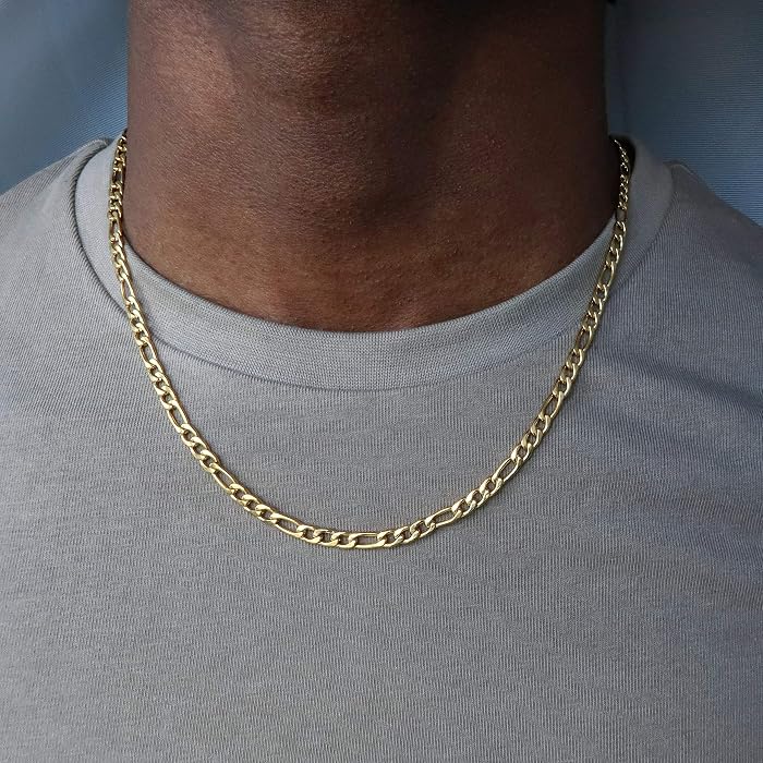 Buy Mens 18K Gold Stainless Steel 